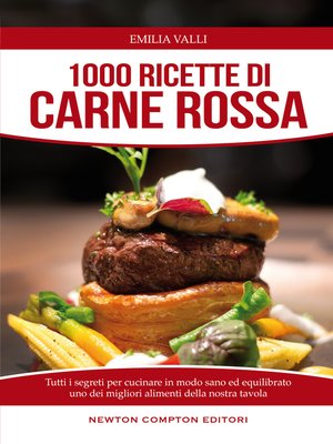 cover image of 1000 ricette di carne rossa